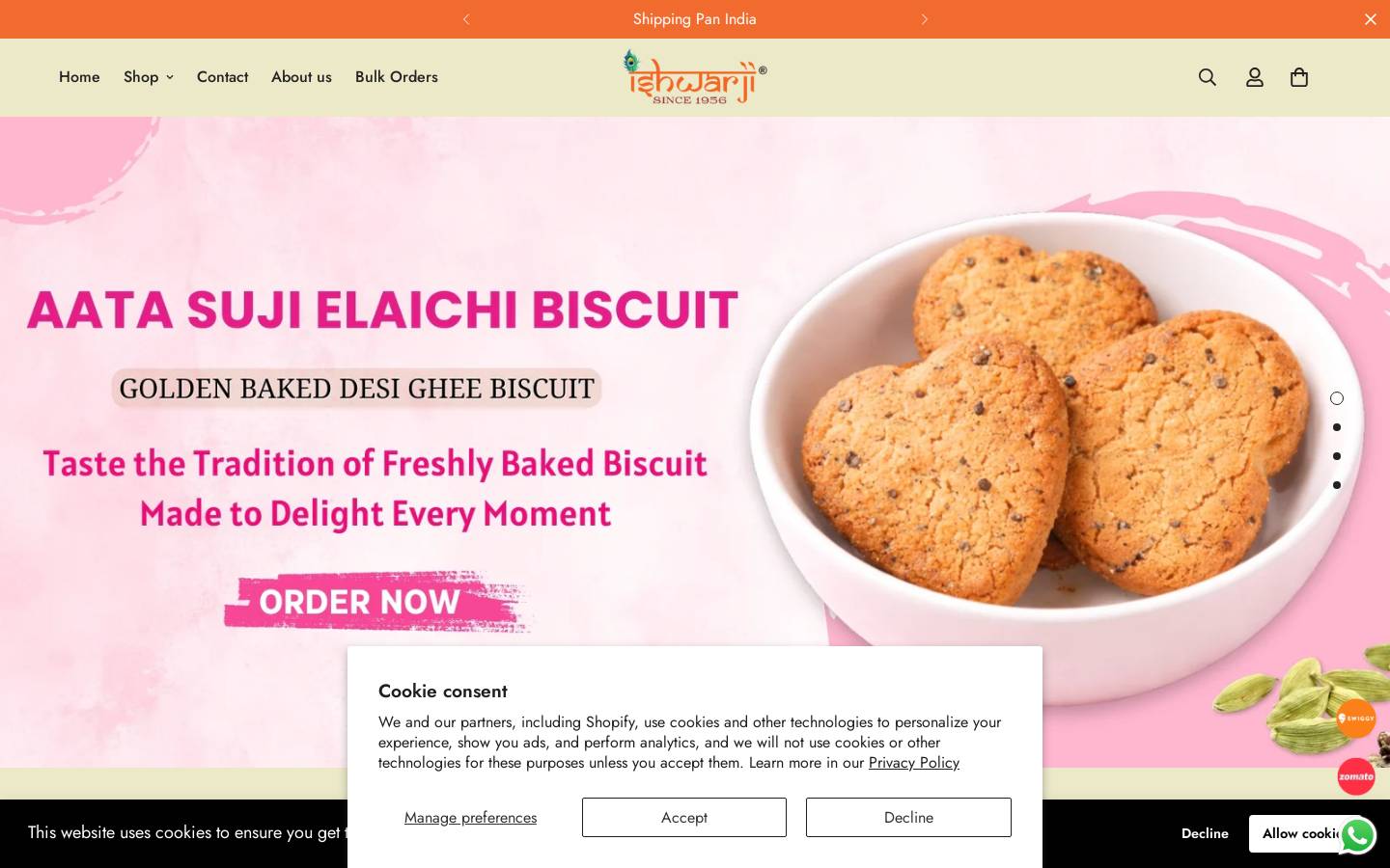 ishwarjigajakwale.com homepage screenshot