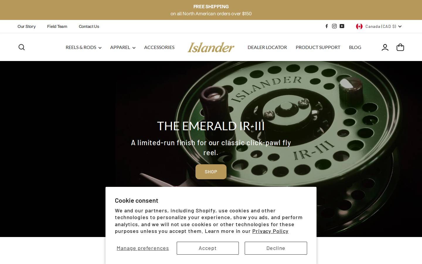 islanderreels.com homepage screenshot
