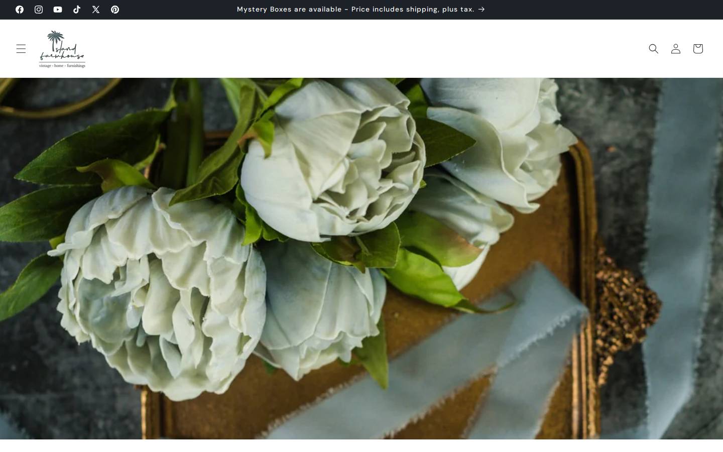 islandfarmhouse.com homepage screenshot