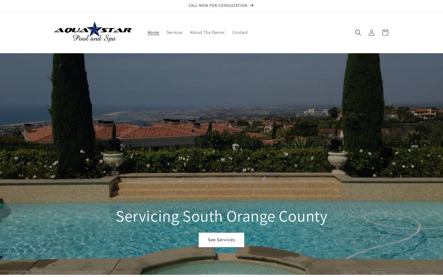 islandinspiredpools.com homepage screenshot
