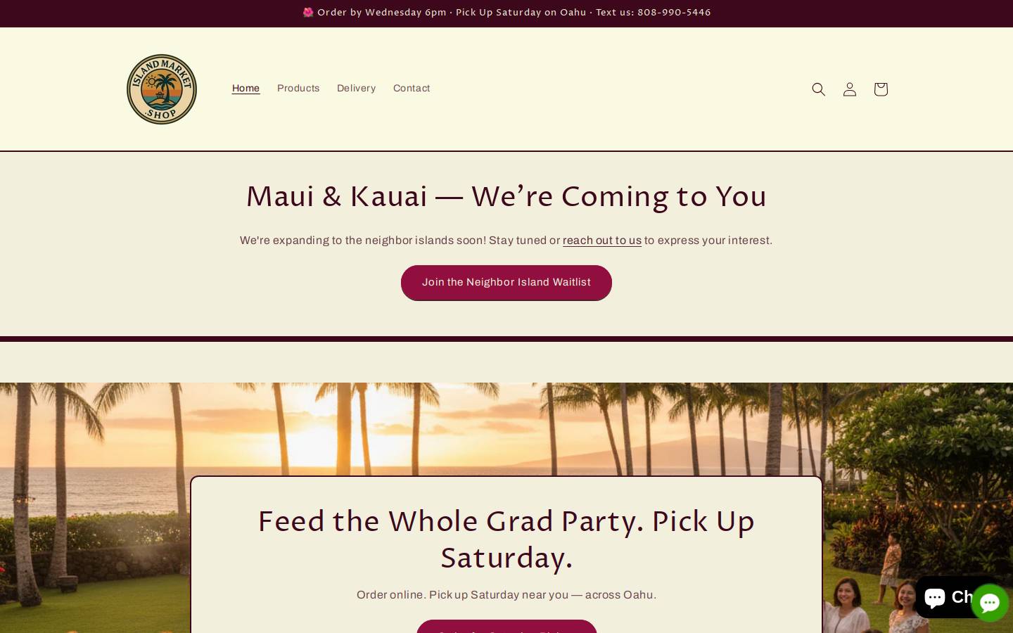 islandmarket.shop homepage screenshot
