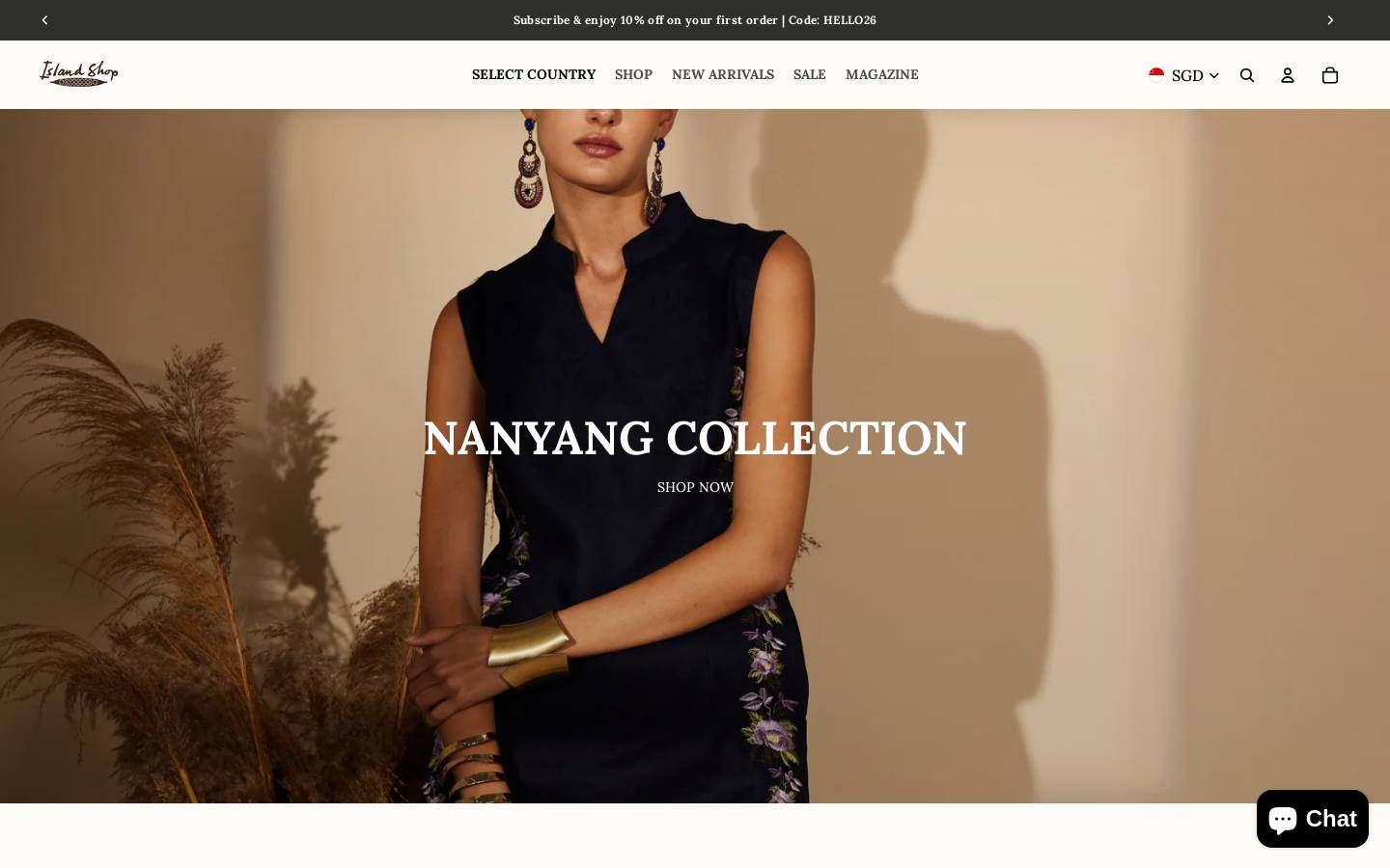 islandshop.com.sg homepage screenshot