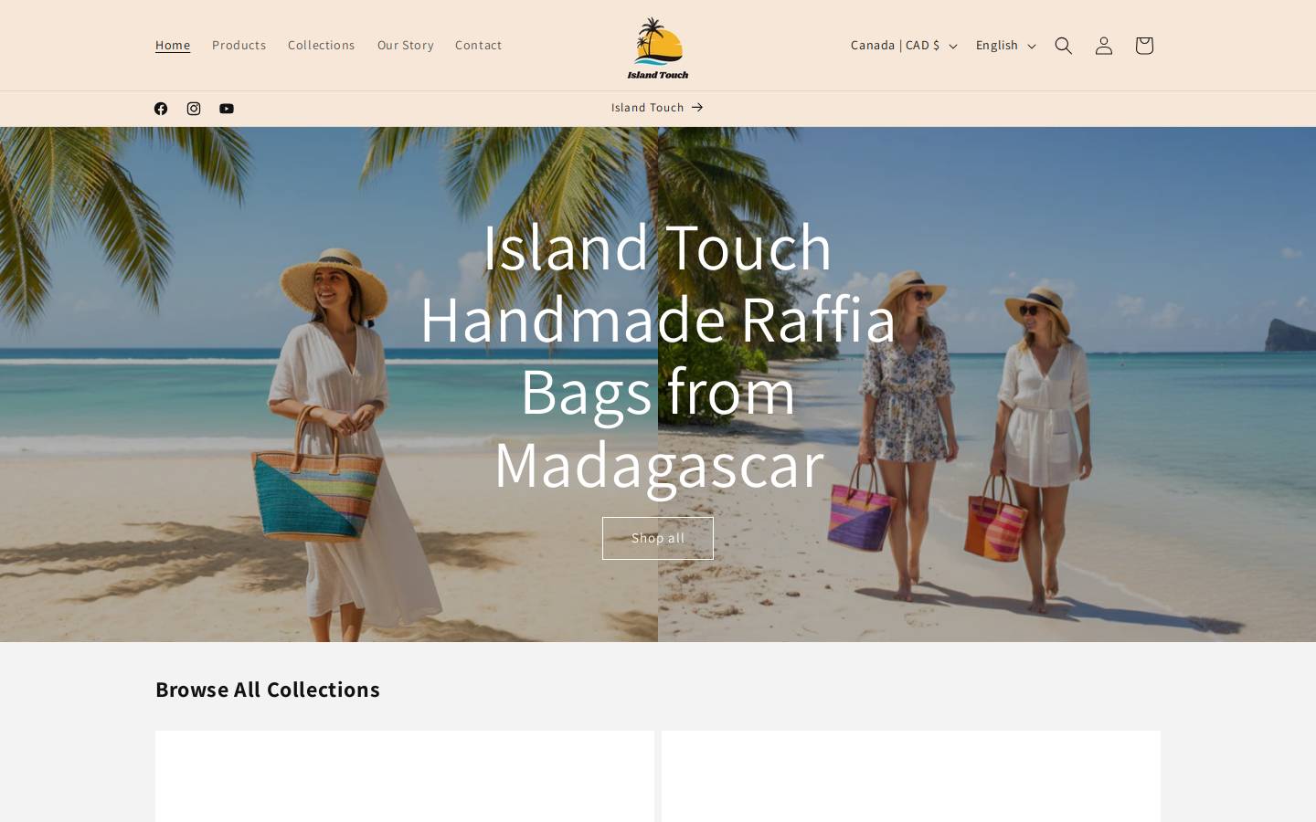 islandtouch.ca homepage screenshot
