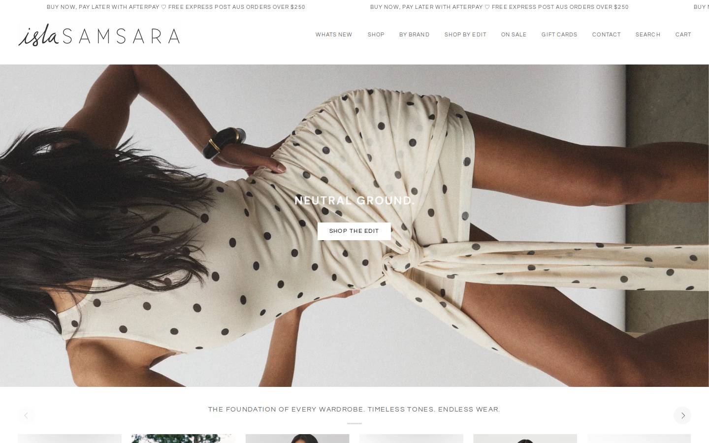 islasamsara.com homepage screenshot