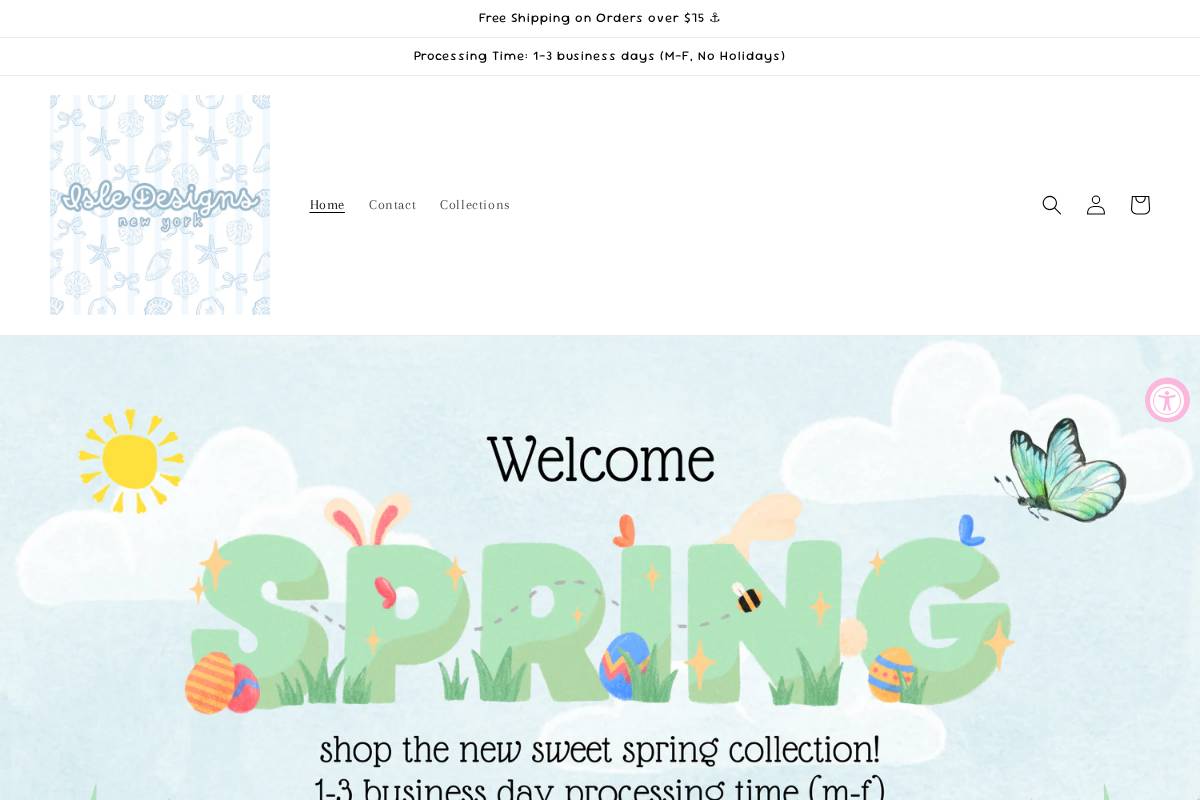 isledesignsny.com homepage screenshot