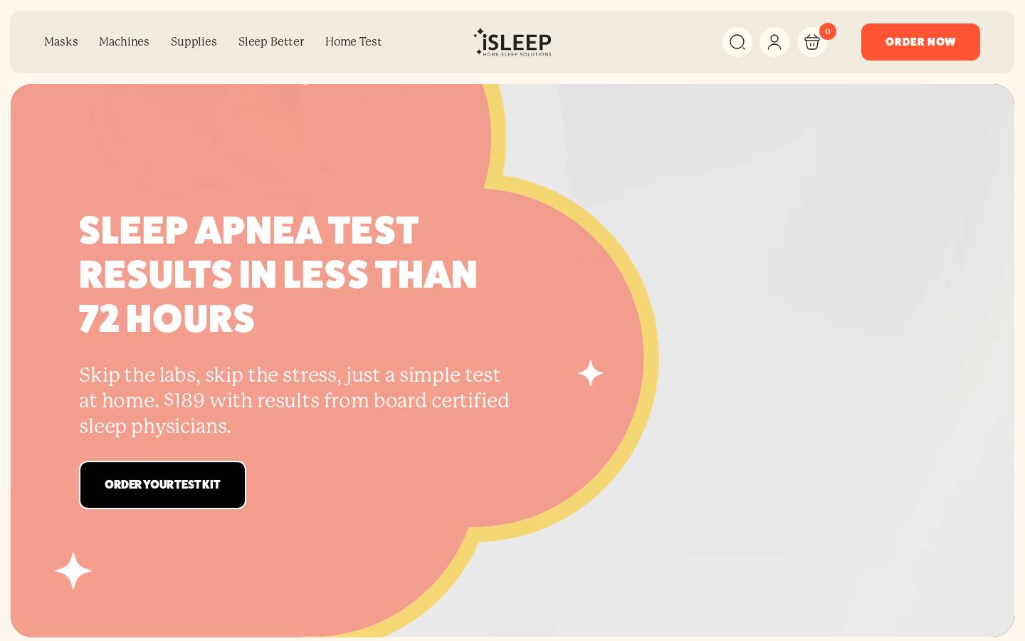 iSleep, LLC homepage screenshot
