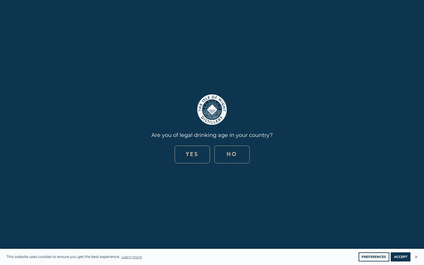 IOWDistillery homepage screenshot
