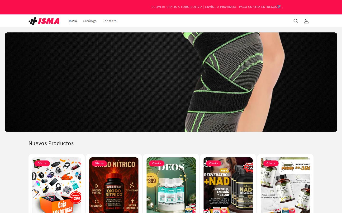 isma-fitness.com homepage screenshot