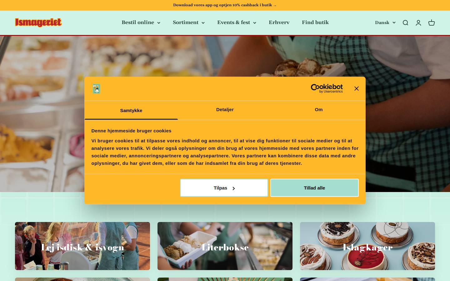ismageriet.com homepage screenshot