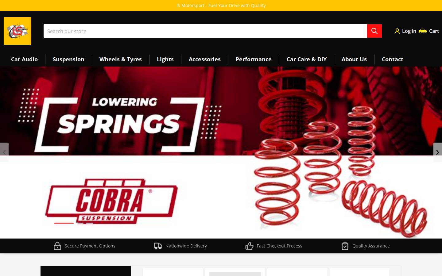 ismotorsport.co.za homepage screenshot