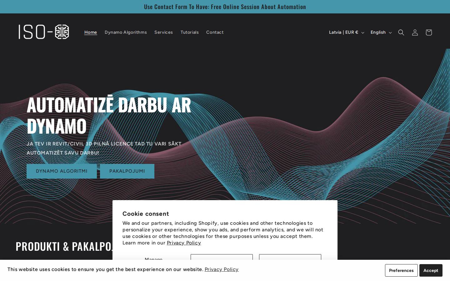 isoautomations.com homepage screenshot