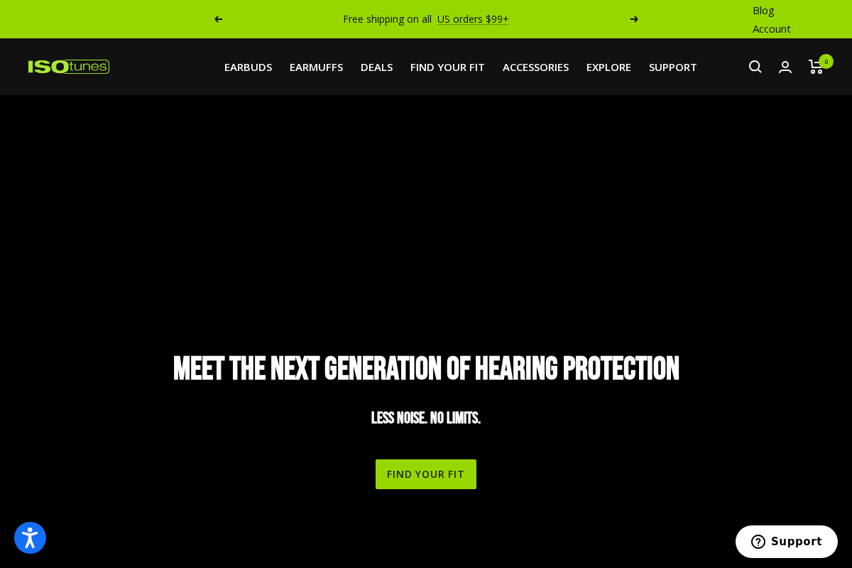 ISOtunes.com homepage screenshot