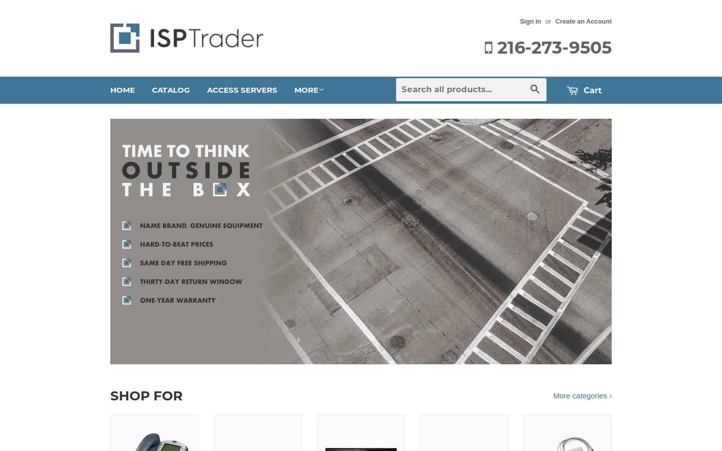 isptrader.com homepage screenshot