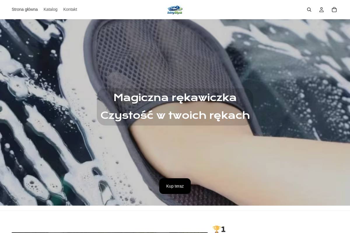 istnyblysk.pl homepage screenshot