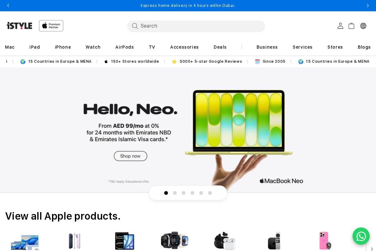 istyle.com homepage screenshot