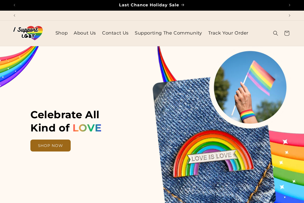 isupportlgbt.org homepage screenshot