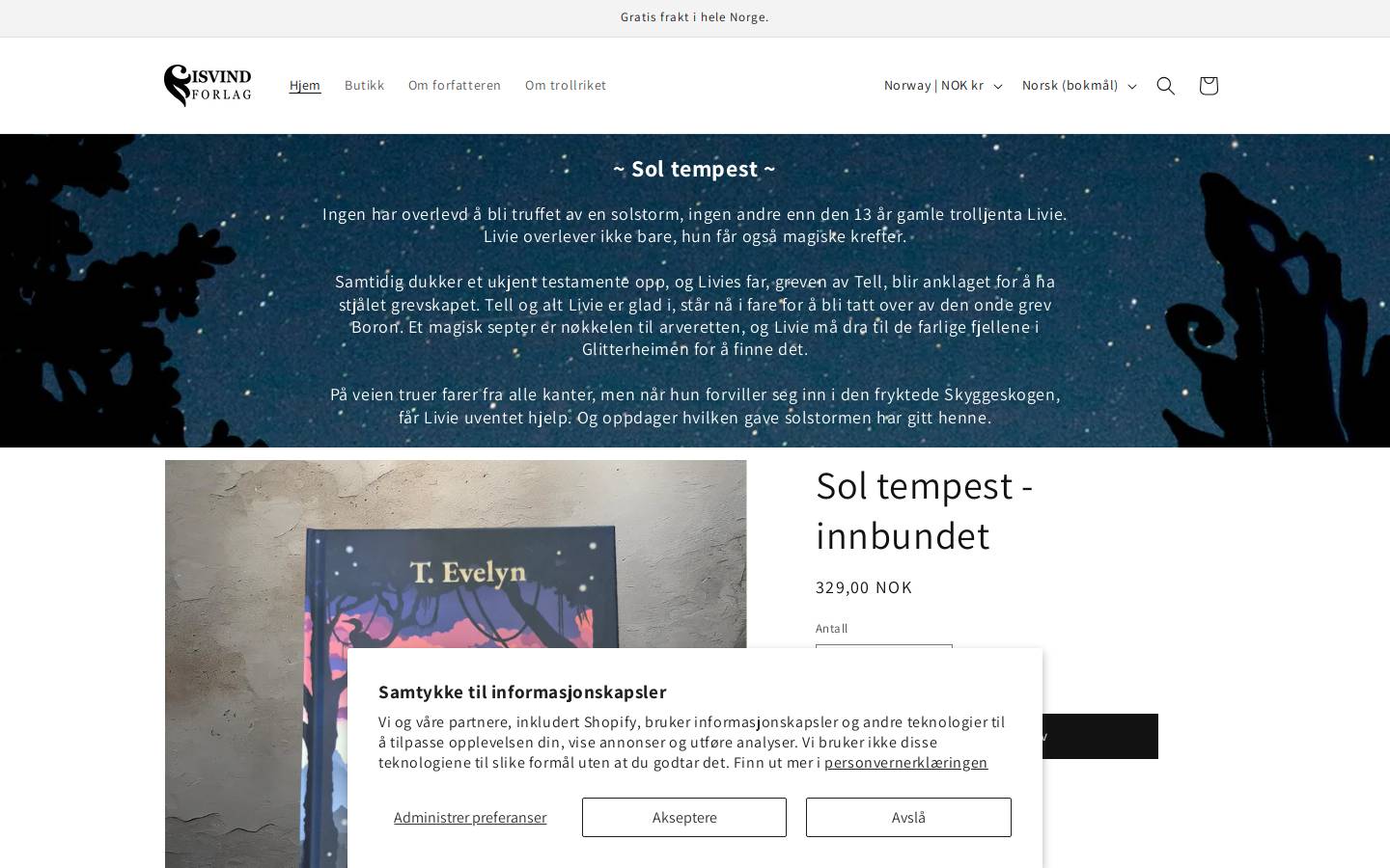 isvind.no homepage screenshot