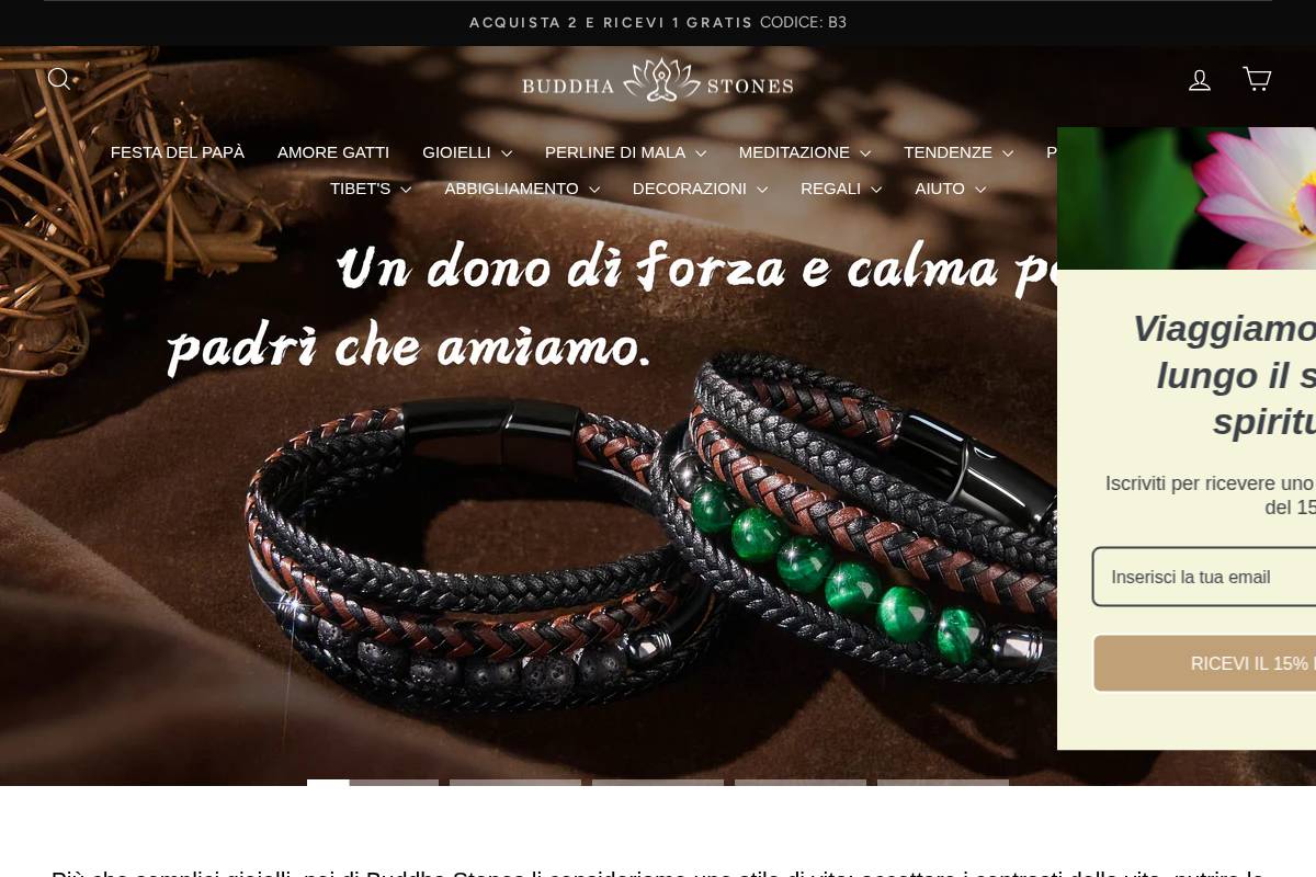 It Buddhastoneshop homepage screenshot