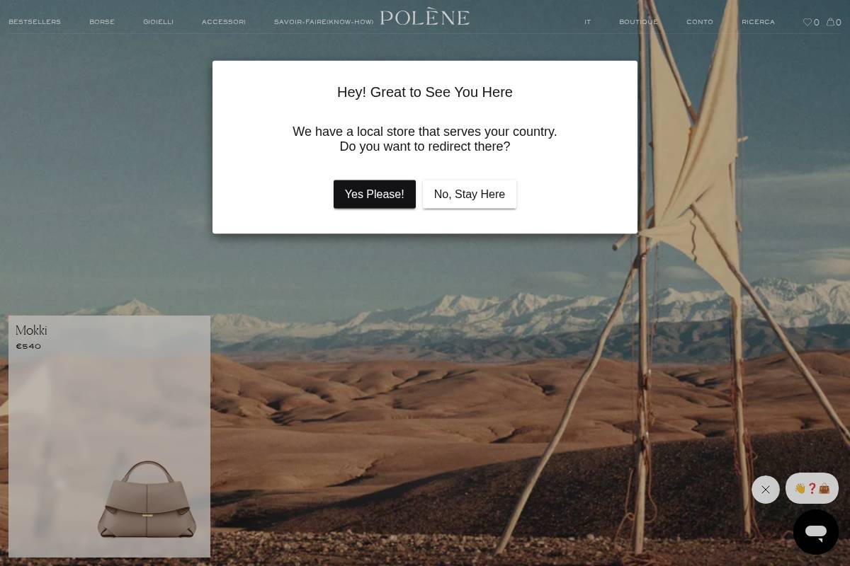 it.polene-paris.com homepage screenshot