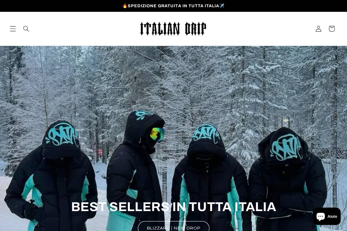 italiandrip.store homepage screenshot