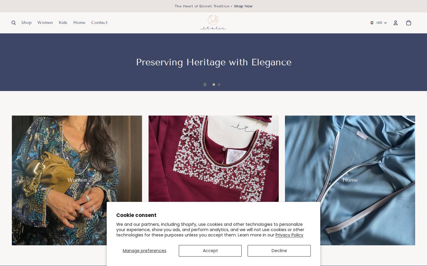 italicuae.com homepage screenshot