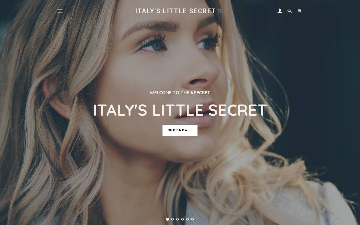 italyslittlesecret.com homepage screenshot
