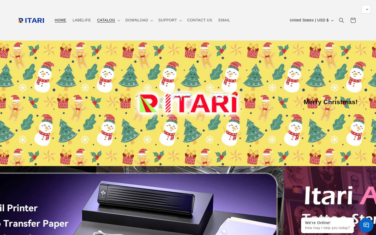 itaridirect.com homepage screenshot