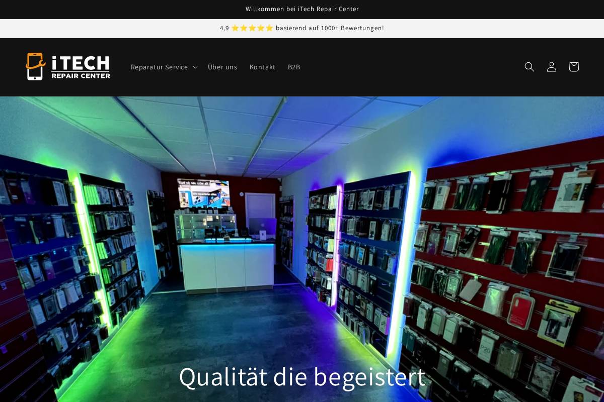 itech-deutschland.de homepage screenshot
