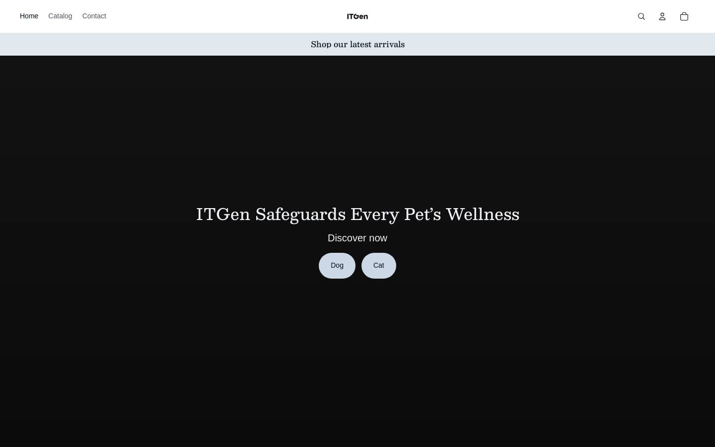 itgen.shop homepage screenshot