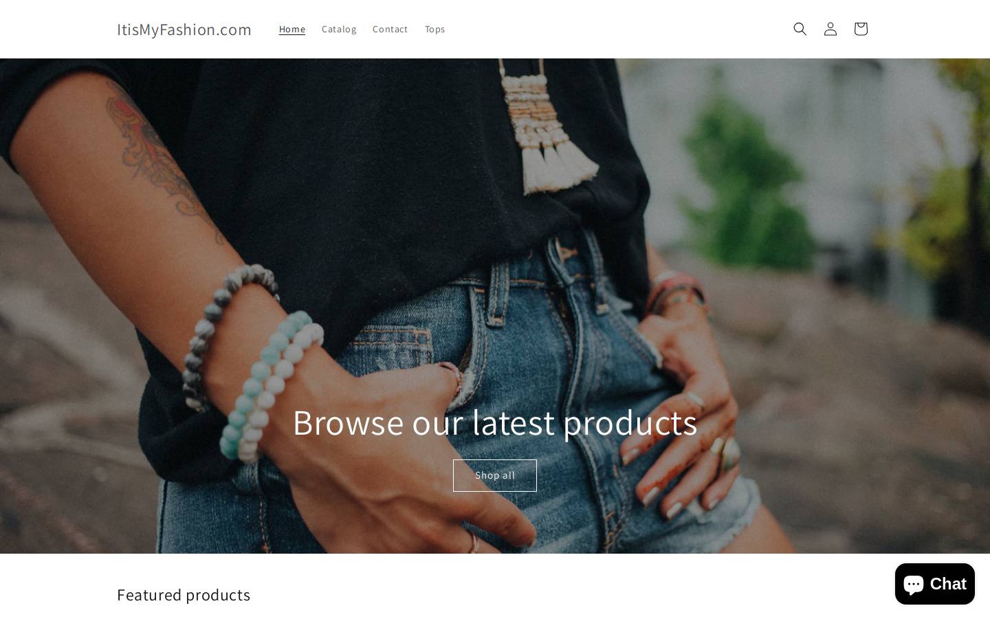 itismyfashion.com homepage screenshot