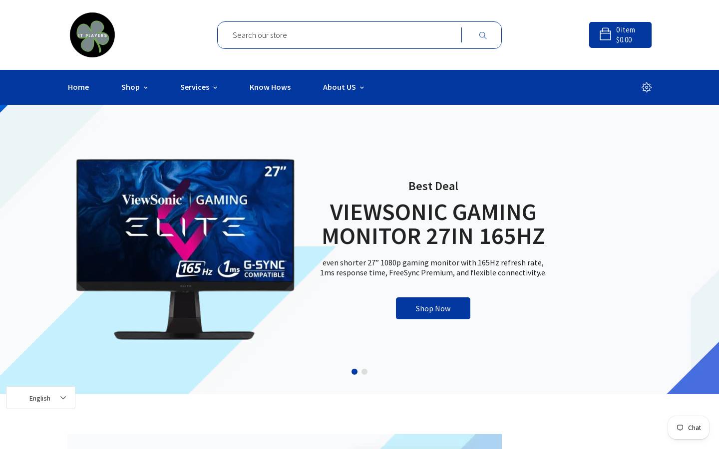 itplayers.ca homepage screenshot