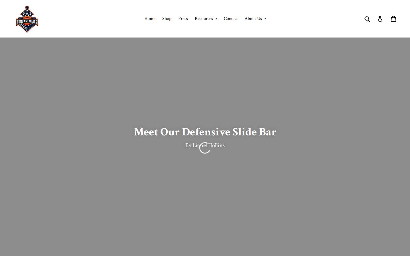 itrainfundamentals.com homepage screenshot