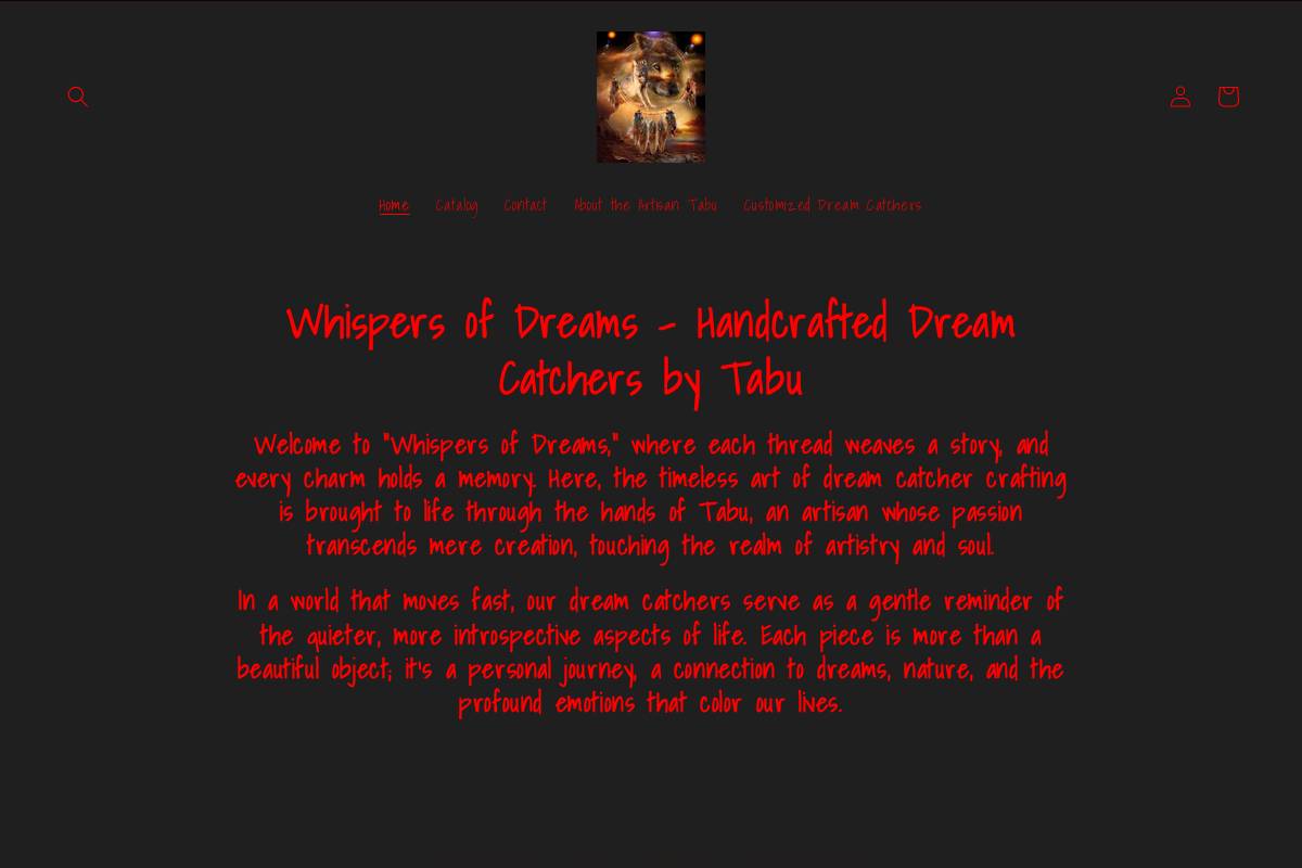 its-tabu.com homepage screenshot