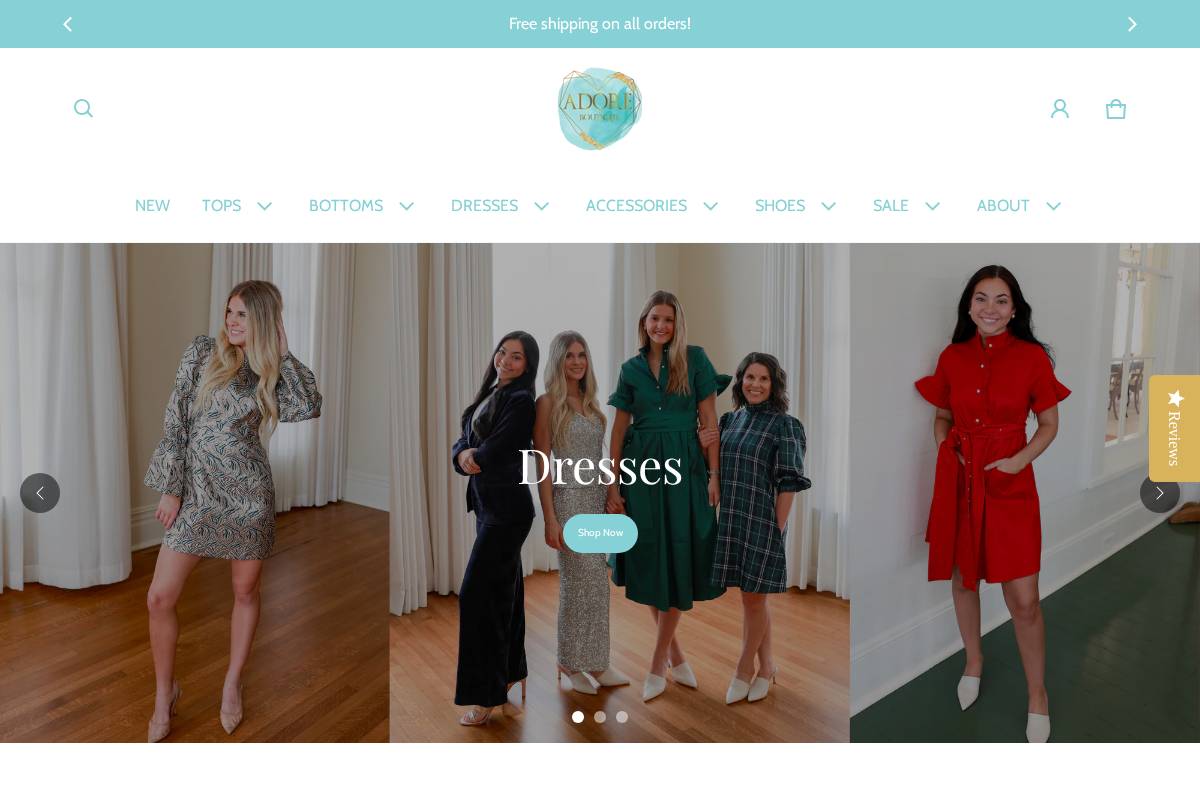 itsadore.com homepage screenshot
