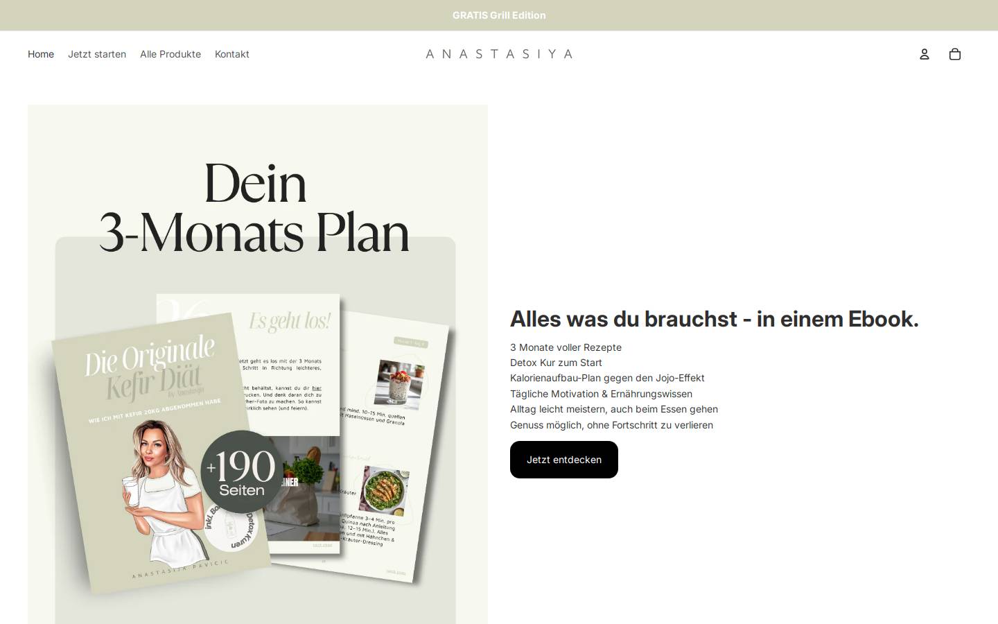 itsanastasiya.com homepage screenshot