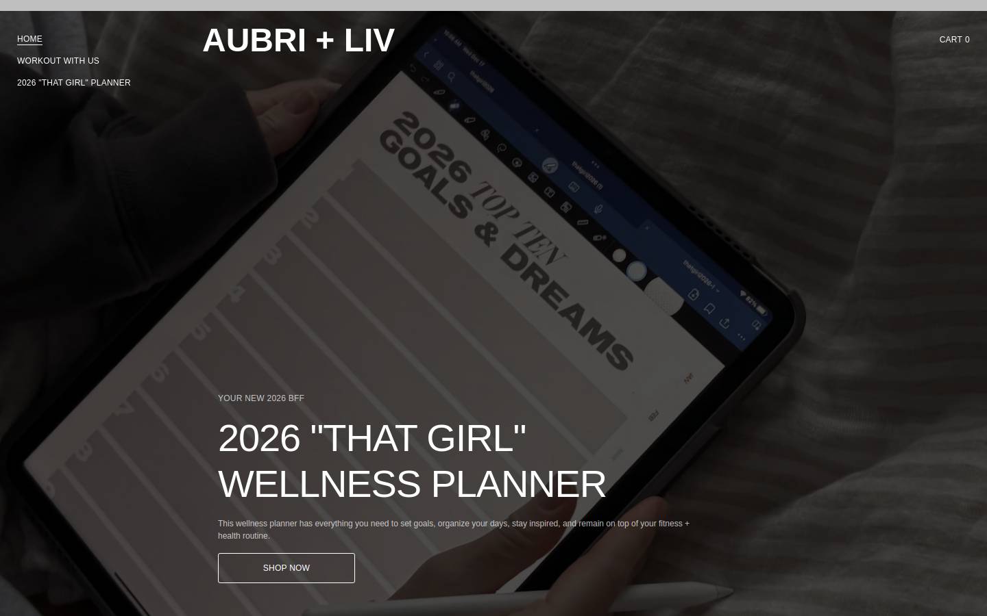 itsaubriandliv.com homepage screenshot