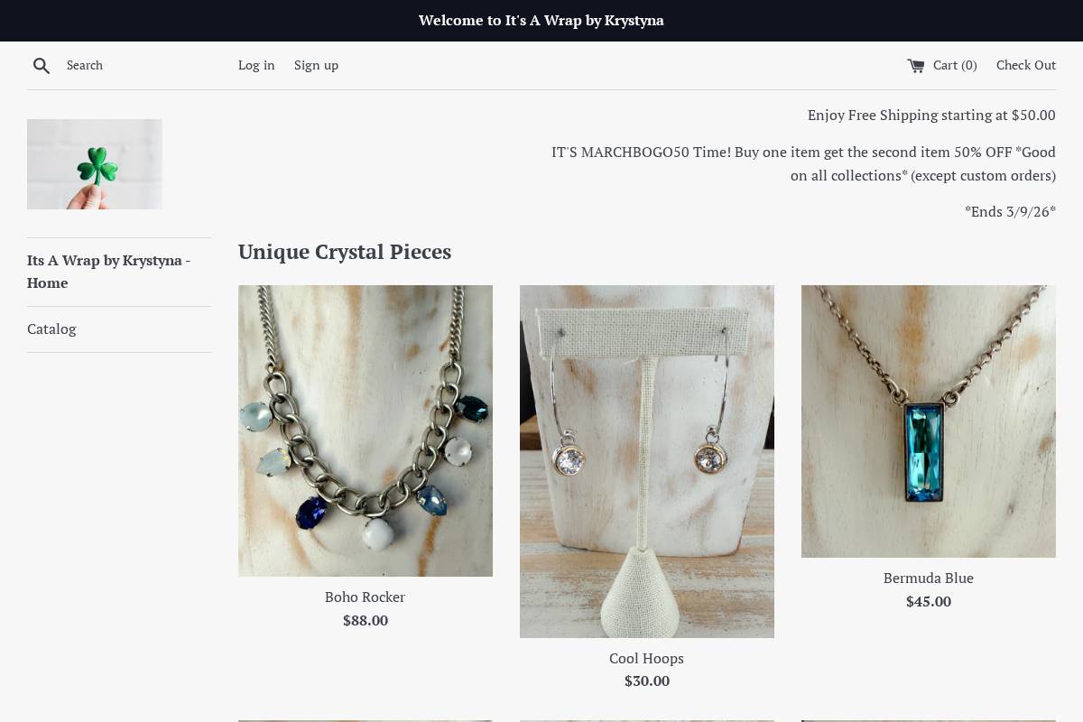 itsawrapbykrystyna.com homepage screenshot