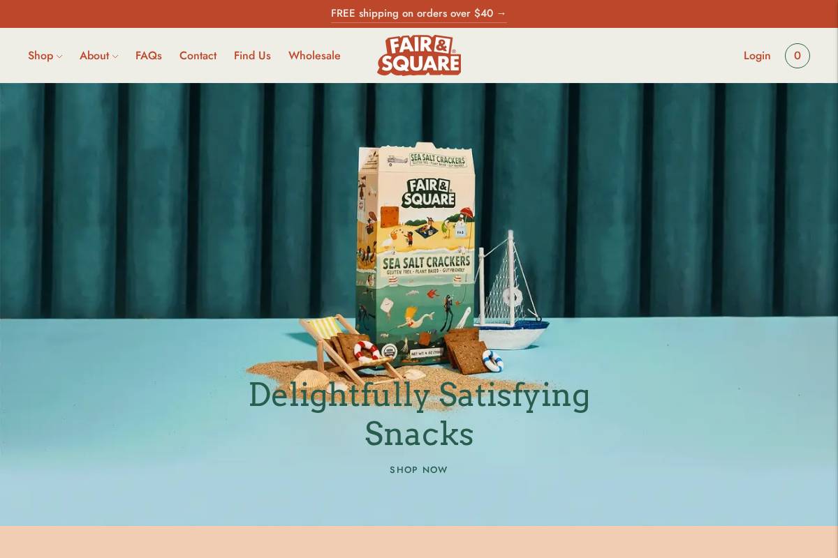 itsfairandsquare.com homepage screenshot