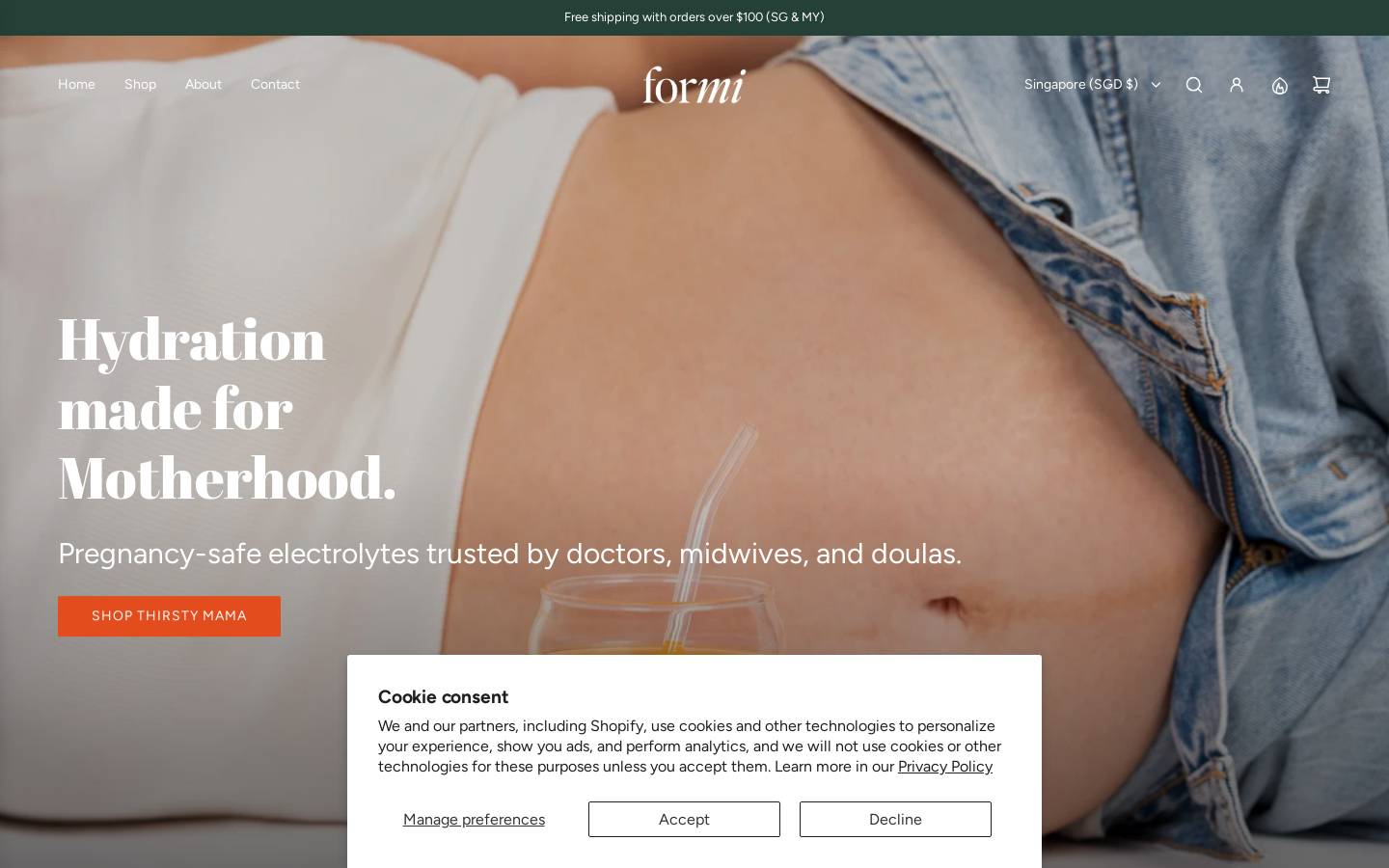 itsformi.com homepage screenshot