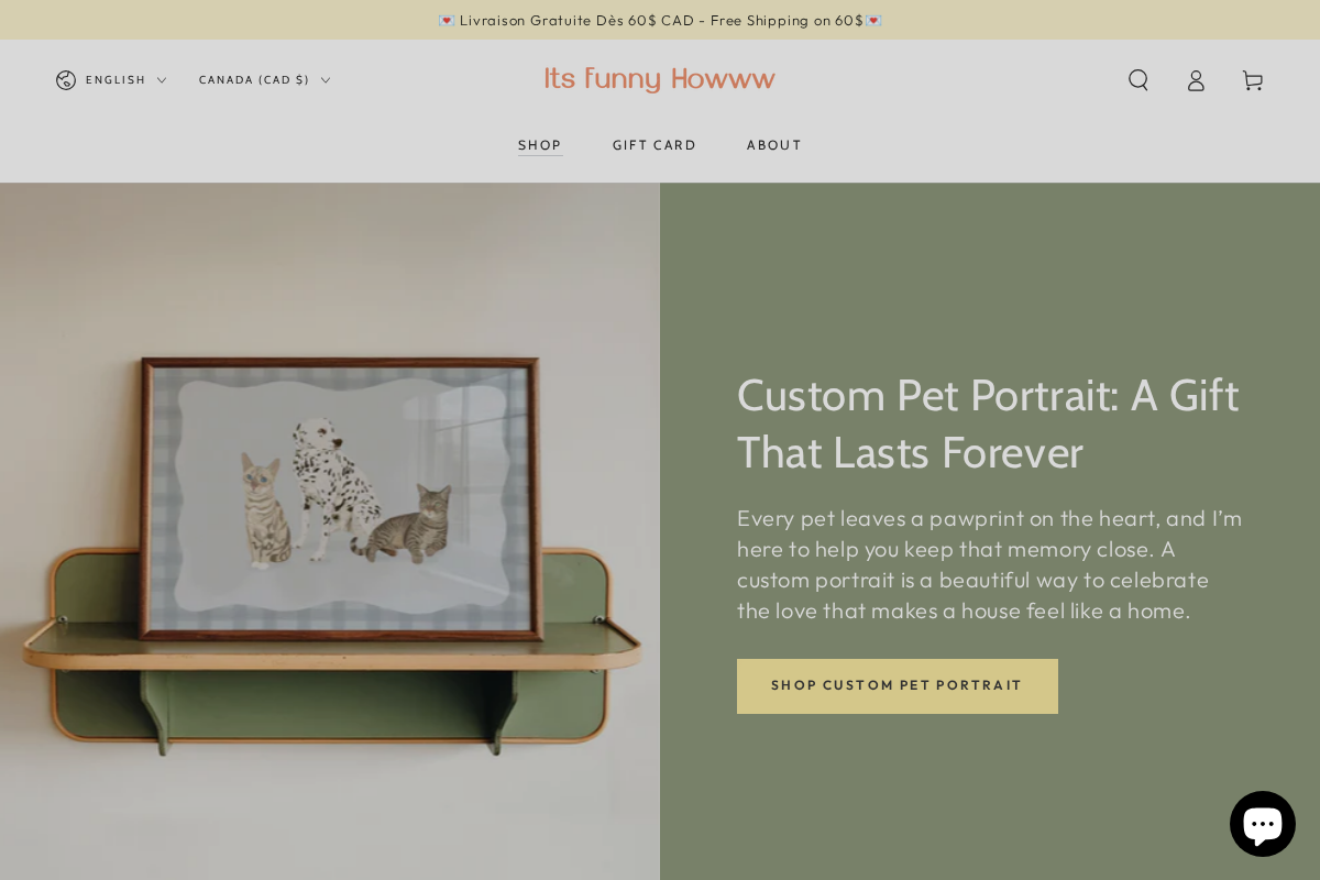 Illustrations Its Funny Howww Inc homepage screenshot