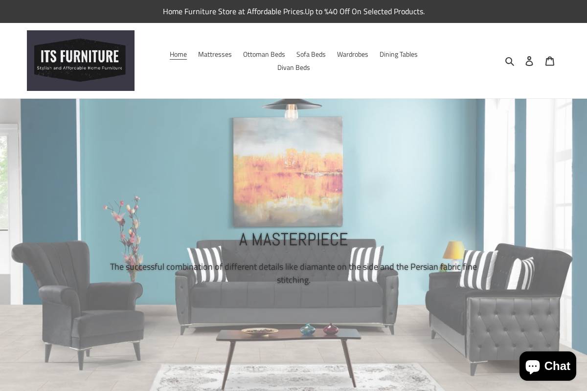 itsfurniture.co.uk homepage screenshot