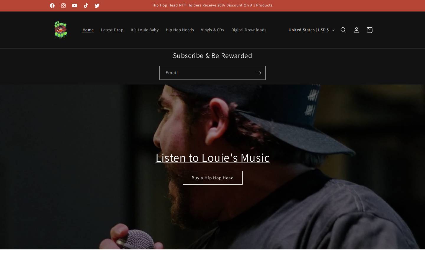 itslouiebaby.com homepage screenshot