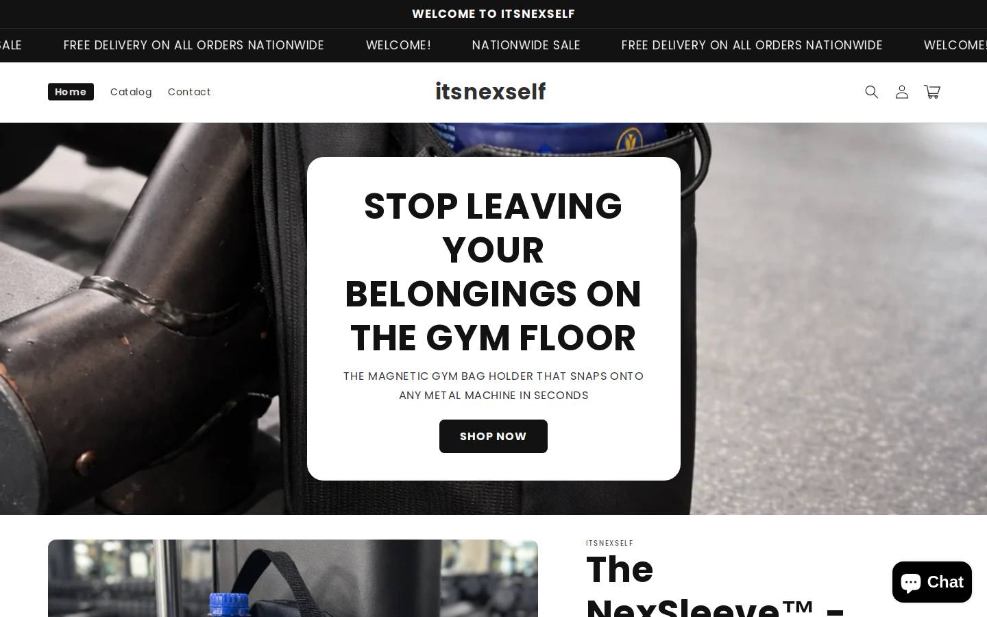 itsnexself.com homepage screenshot