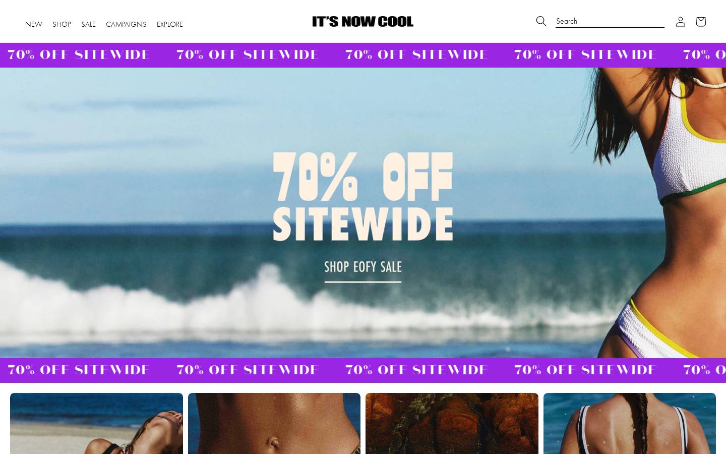 itsnowcool.com homepage screenshot