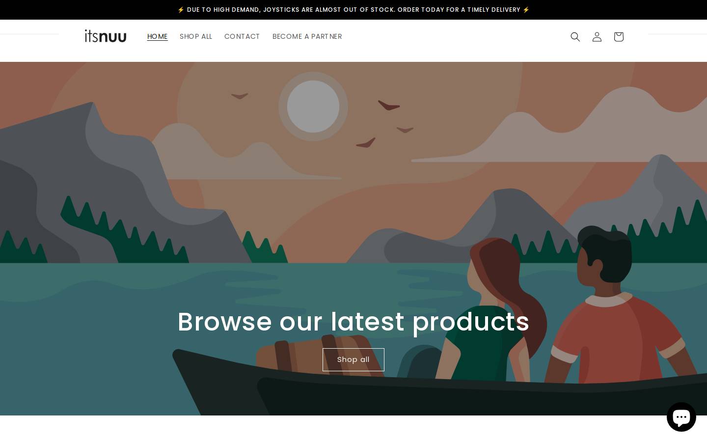 Itsnuu homepage screenshot