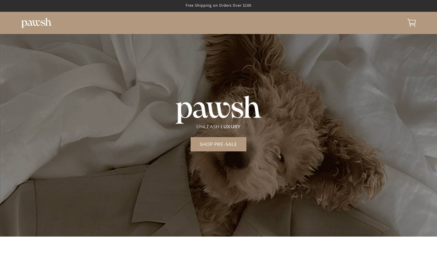 itspawsh.com homepage screenshot
