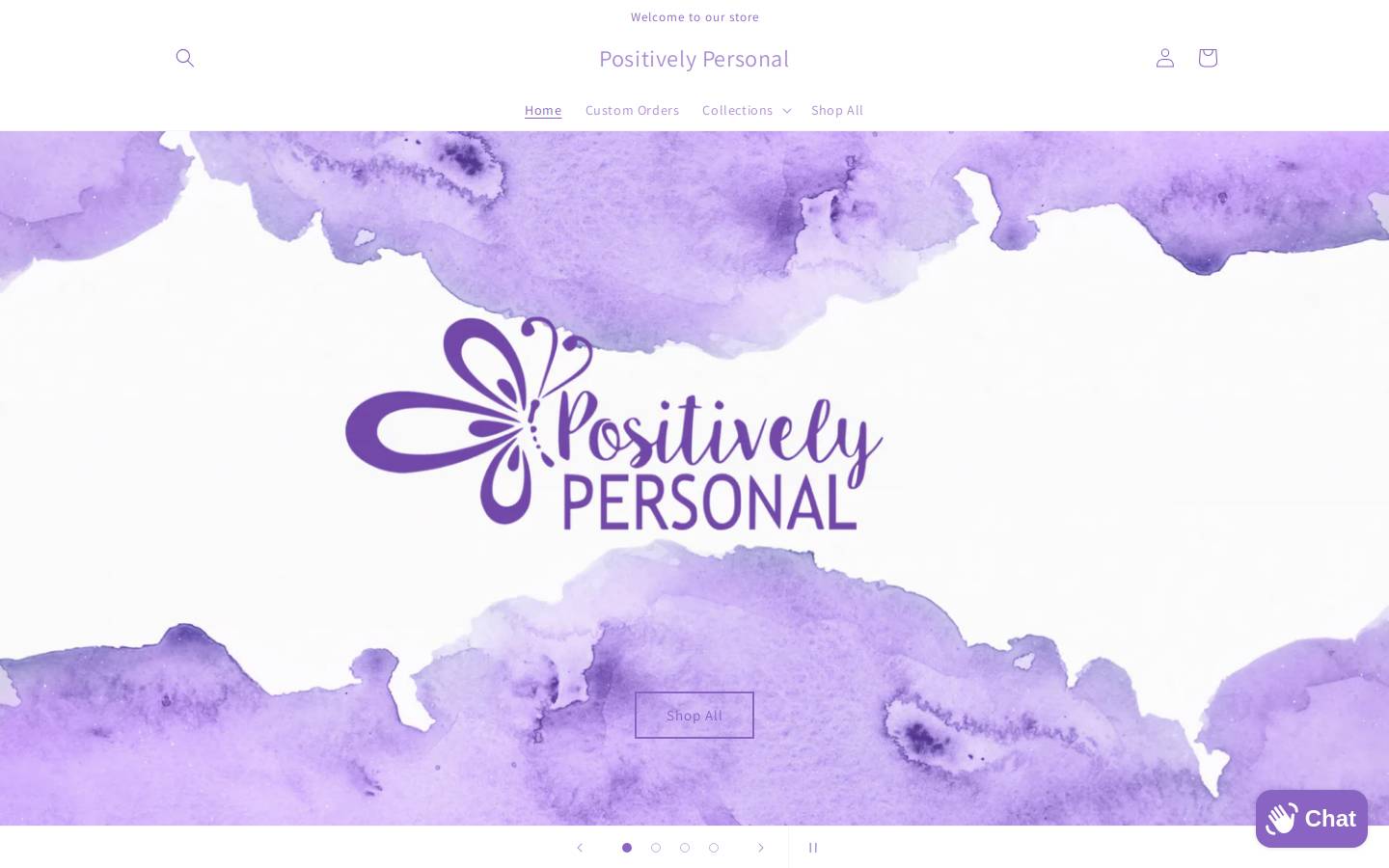 itspositivelypersonal.com homepage screenshot