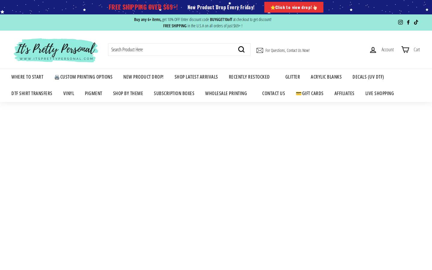 itsprettypersonal.com homepage screenshot