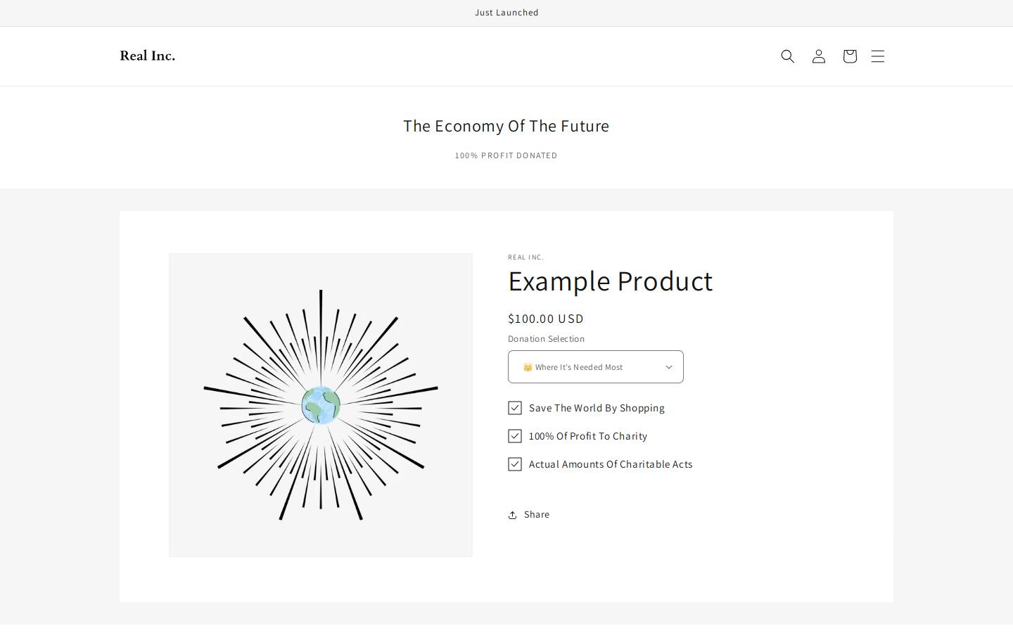 itsrealeconomics.com homepage screenshot