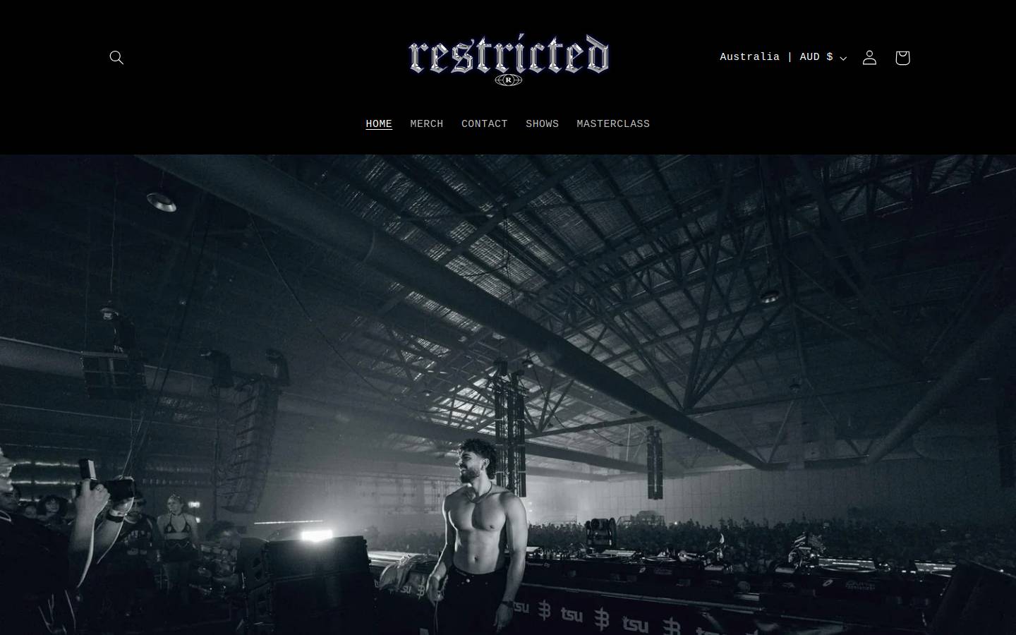 itsrestricted.com homepage screenshot